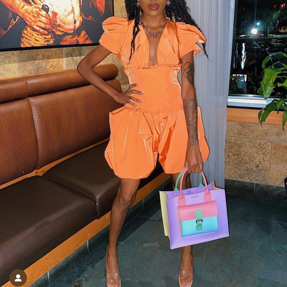 Statement sleeve dress